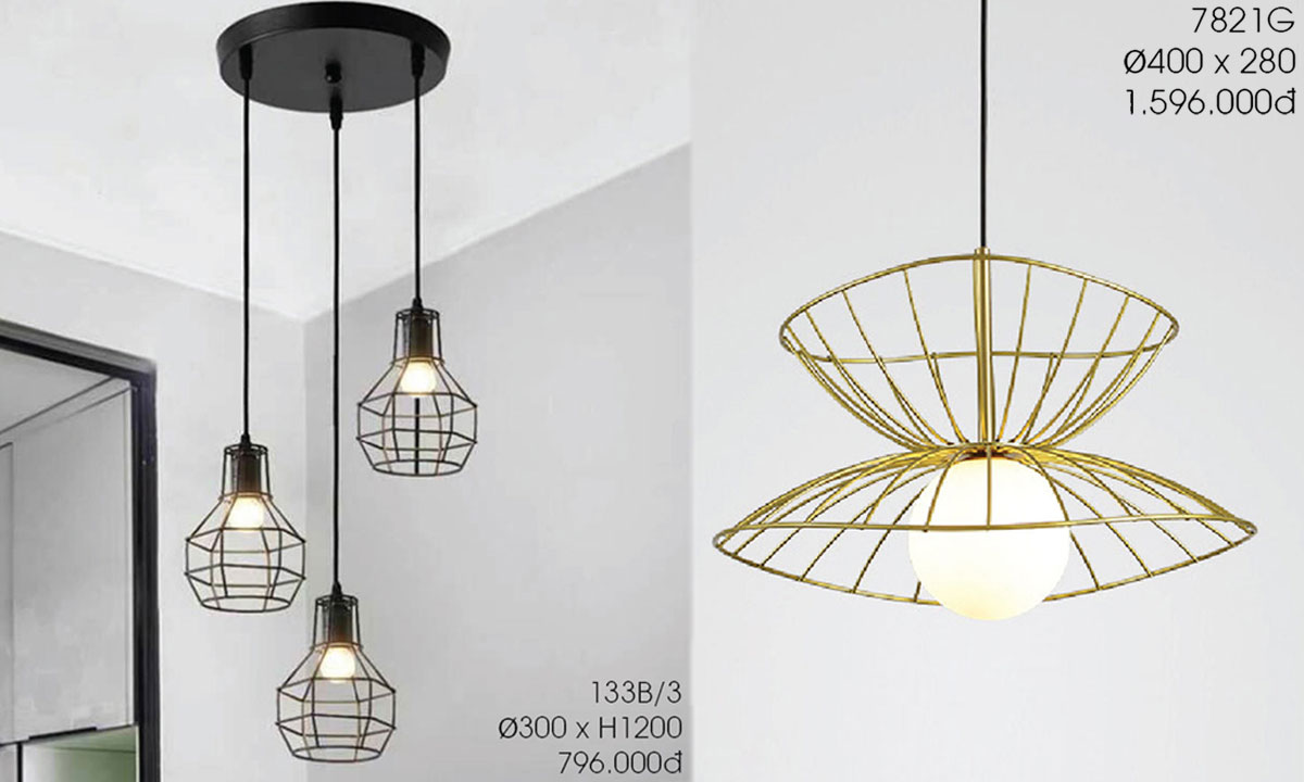 Đèn Thả Trang Trí Kiểu Dáng Hot Nhất Năm 2023